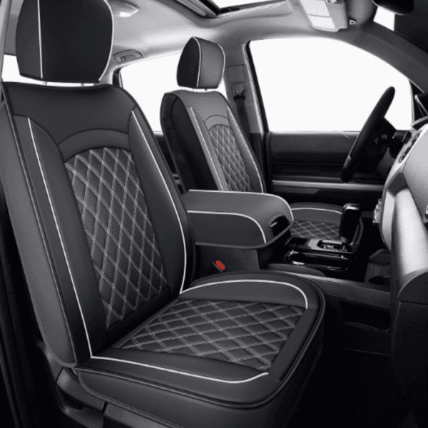 Custom Fit Waterproof Leather Full Coverage Seat Covers for 2015-2023 Ford F-150 | 2017-2023 Ford F-250 F-350 F-450 Super Duty
