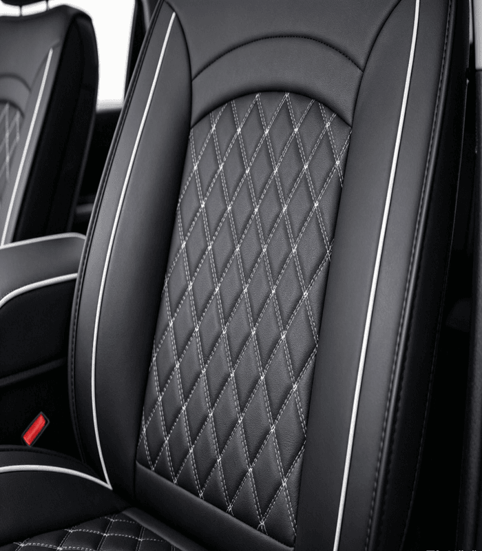 Custom Fit Waterproof Leather Full Coverage Seat Covers for 2015-2023 Ford F-150 | 2017-2023 Ford F-250 F-350 F-450 Super Duty