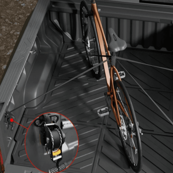Retractable Ratchet Tie Down Straps for Pickup Trucks - Image 2