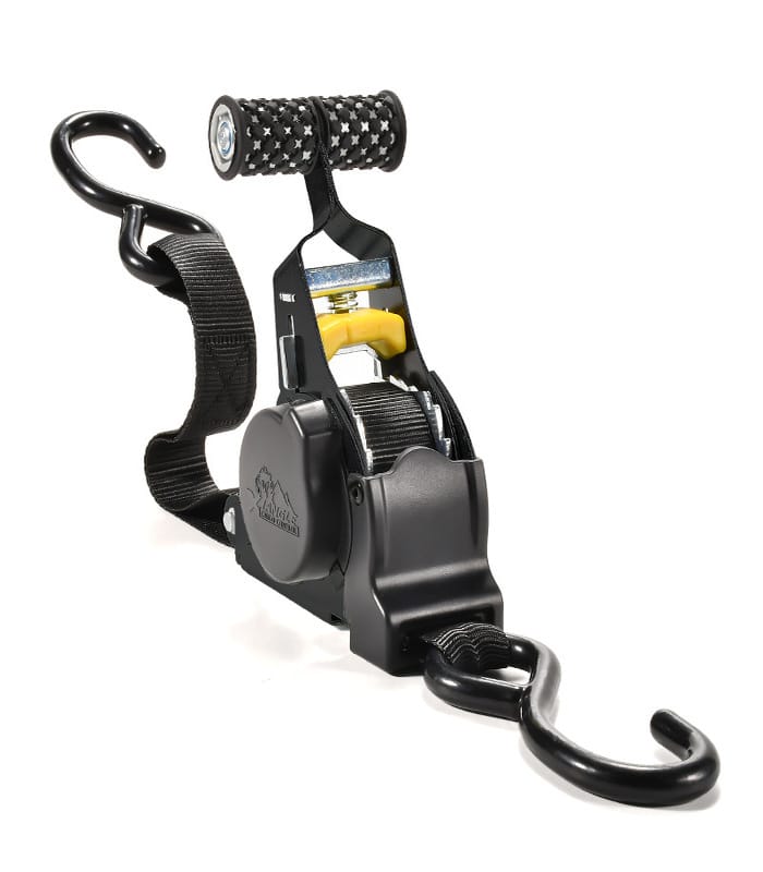 Retractable Ratchet Tie Down Straps for Pickup Trucks