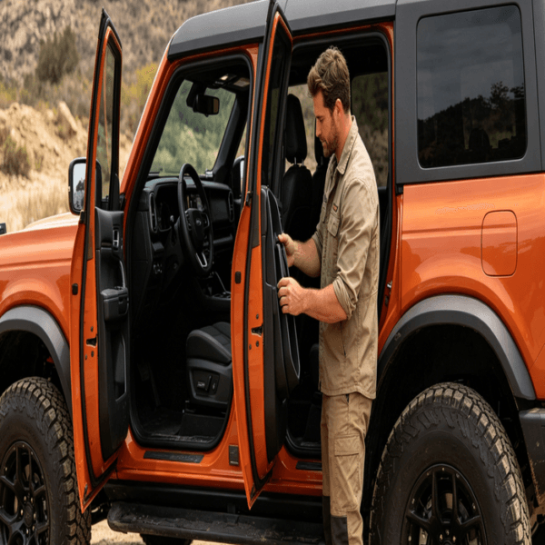 2021-2025 Ford Bronco Off-Road Door Pull Handle Storage Box Organizer - Image 3