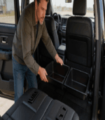 Rear Under Seat Storage Organizer Box for 2015-2025 Ford F-150 | 2017-2026 Ford F-250 F-350 F-450 Super Duty - Image 3