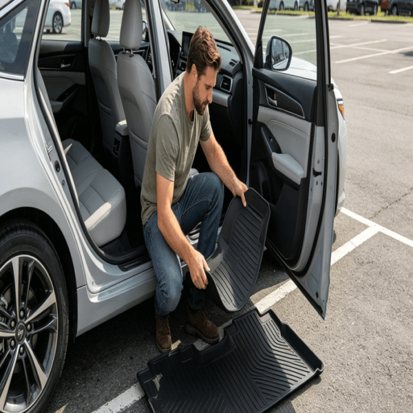 2015-2024 Ford Edge 3D All-Weather TPE Floor Mats Liners - Image 6