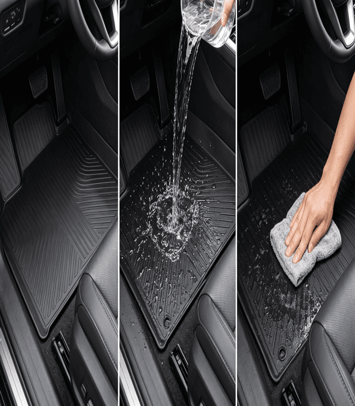 2015-2025 Ford F-150 SuperCrew TPE All-Weather Floor Mats Liners