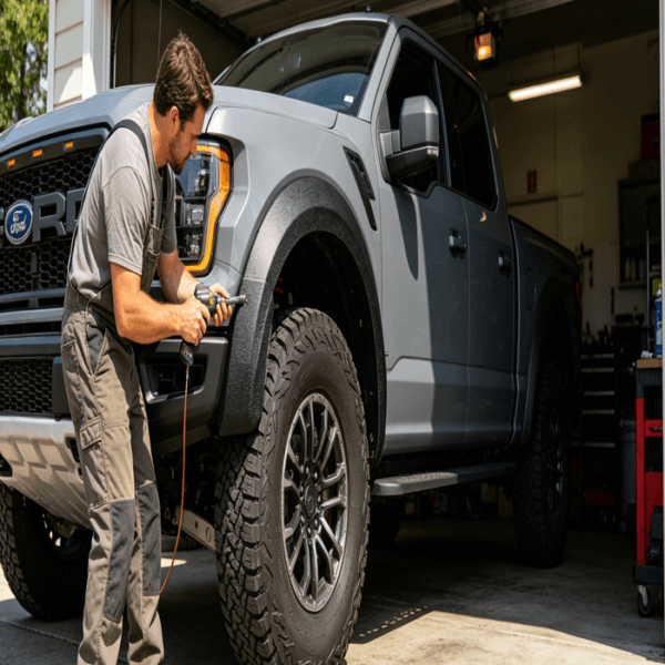 2021-2025 Ford F-150 Raptor Front & Rear Custom Fit Mud Flaps Mud Guards - Image 2