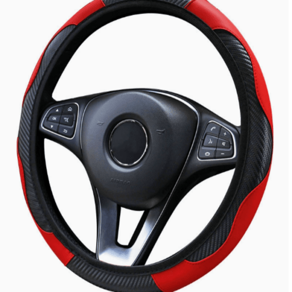 Universal 15-Inch Car Steering Wheel Cover for Ford Models