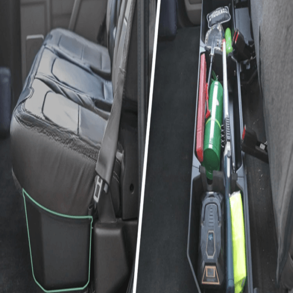 Rear Under Seat Storage Organizer Box for 2015-2025 Ford F-150 | 2017-2026 Ford F-250 F-350 F-450 Super Duty - Image 2
