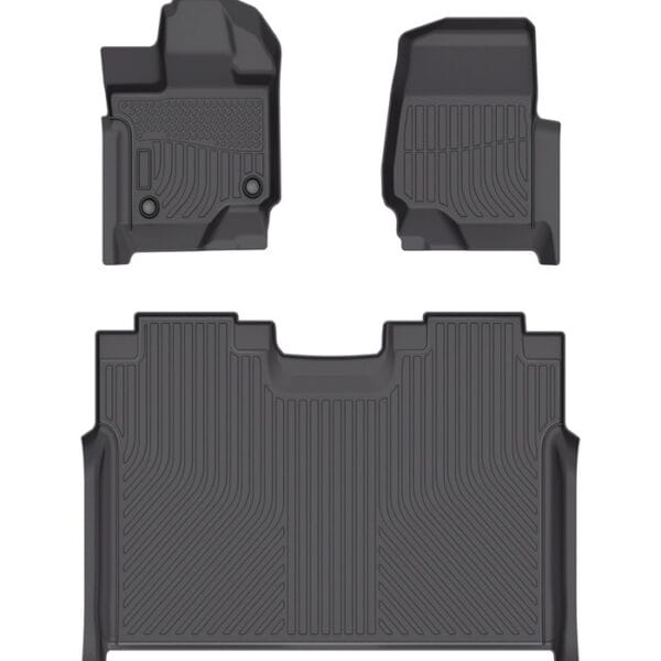 2015-2025 Ford F-150 SuperCrew TPE All-Weather Floor Mats Liners - Image 1