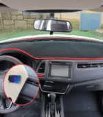 2015-2020 Ford F-150 Dashboard Cover Mat Anti-Glare Sunshade Pad Polyester Silicone Black RHD - Image 2