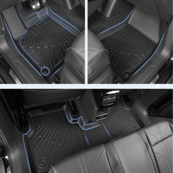 2015-2024 Ford Edge 3D All-Weather TPE Floor Mats Liners - Image 2